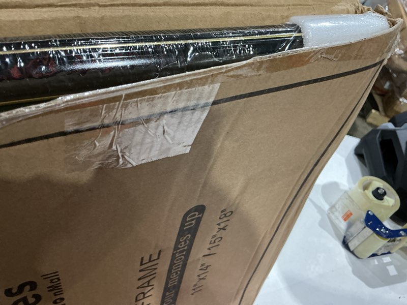Condition photo showing Good Condition for graduationmall 11x14 diploma frame with green over gold mat or display 15x18 certificate without mat,solid wood & tempered glass,glossy black finish with gold trim black with gold trim / green gold mat 15x18 or 11x14 with mat