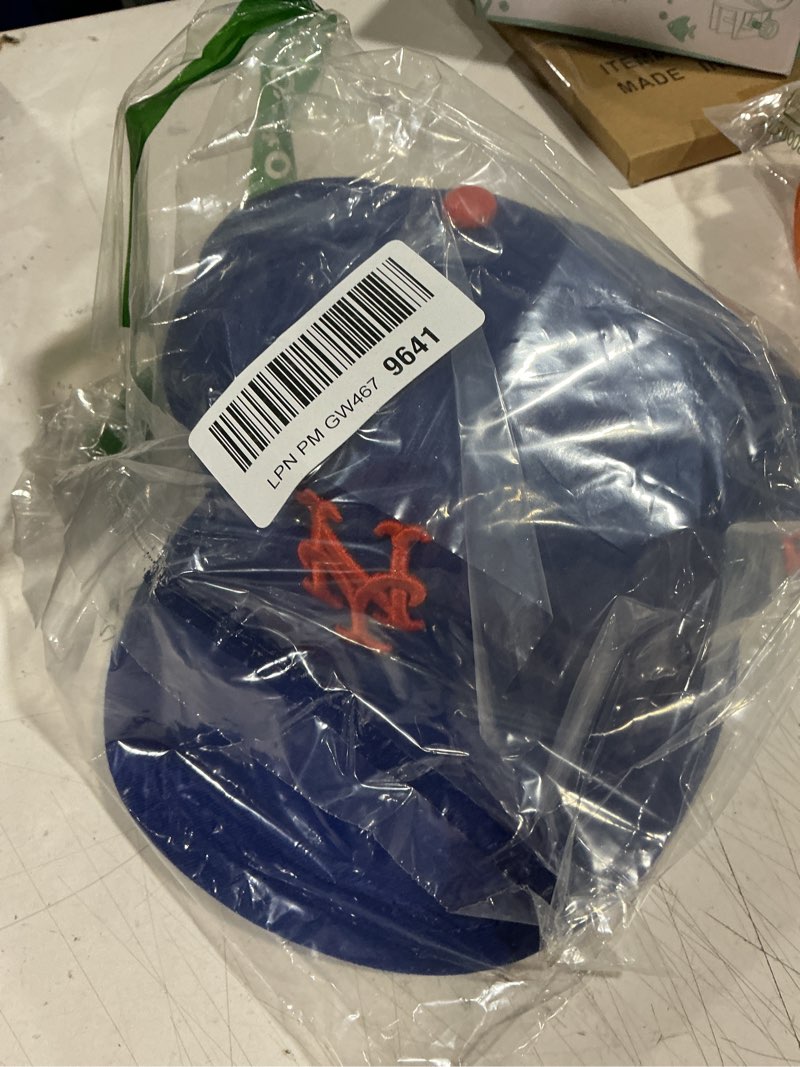 Condition photo showing Good Condition for new era cap co. inc. men's 70360938, blue, 7.75