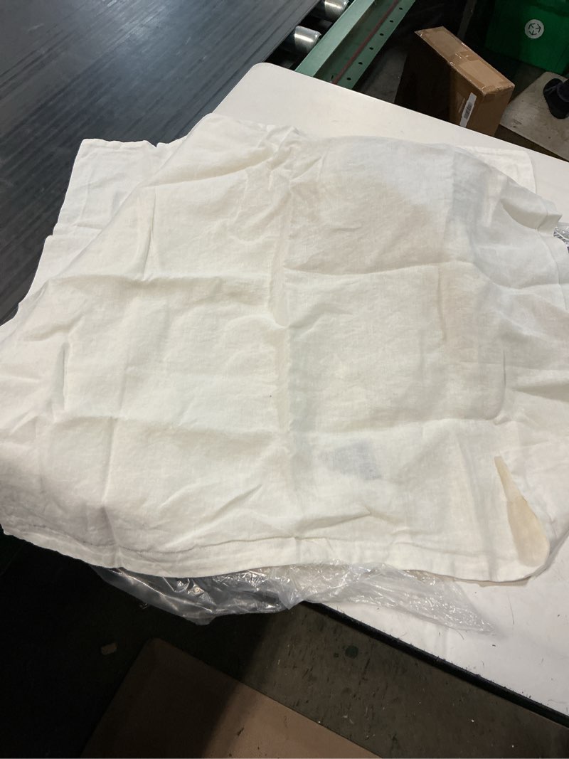 Condition photo showing Good Condition for european linen euro sham, euro, ivory