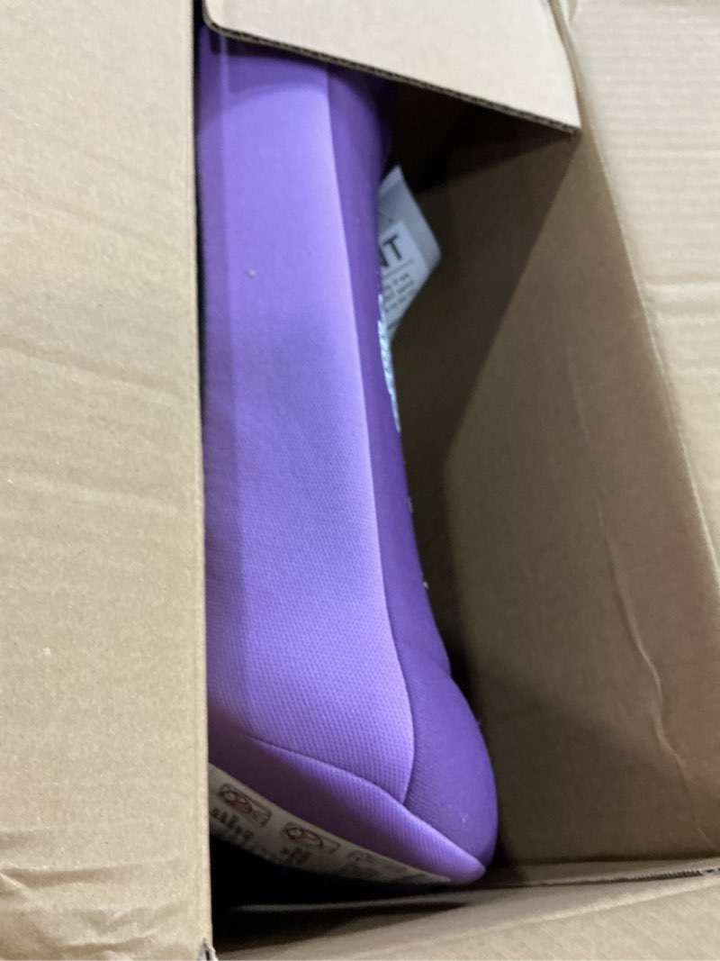 Condition photo showing As Is for cosco topside backless booster car seat, lightweight booster seats for cars 40-100 lbs, backless booster seat for car, grape grape 1 pack