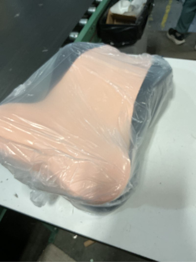 Condition photo showing Good Condition for livego memory foam wedge pillow, multi-position support pillow for adults, ergonomic prone pillows with removable cover for sleeping, reading, acid reflux, back,neck, legs elevation pink & dark grey