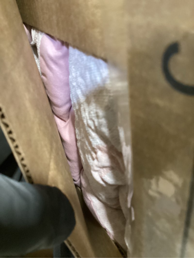 Condition photo showing Good Condition for geniospin pink full comforter set for girls- 7 pieces bowknot jacquard bed in a bag full bedding sets with sheets, pillowcases & shams, all season kids comforter set blush pink full