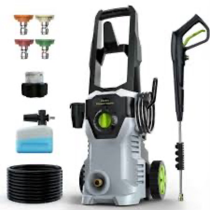 Pressure Washer, Power Washer with Foam Cannon High Pressure Washer for Cars, Fences, Patios, Decks,