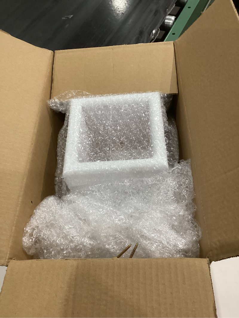 Condition photo showing Good Condition for Outdoor Little Library Mount 14x8x5.91 Inch Stable Wood Storage Box Bracket Holder Suitable for 4x4 Post with Mounting Accessories for Community Cabinet Lending Library Box