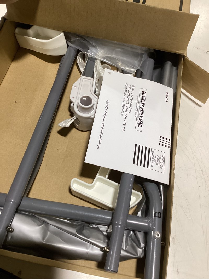 Condition photo showing As Is for Regalo Swing Down Bed Rail Guard, with Reinforced Anchor Safety System 43 Inch