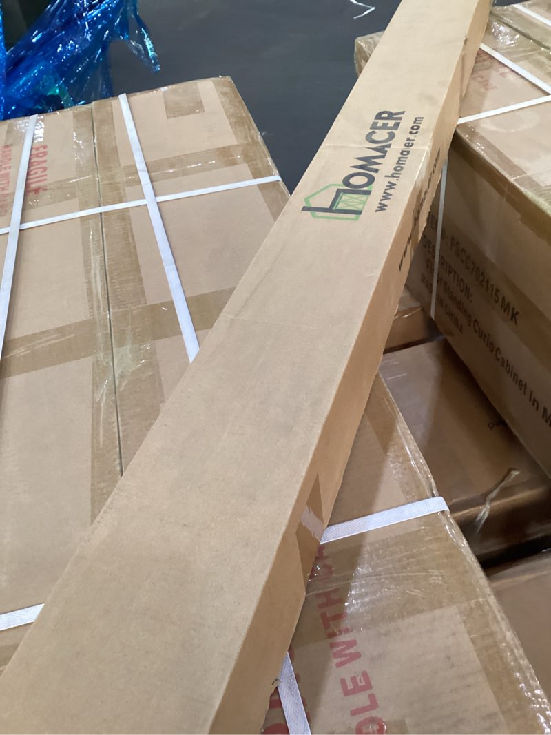 Condition photo showing New/Like New for Homacer Black Rustic Single Track Bypass Sliding Barn Door