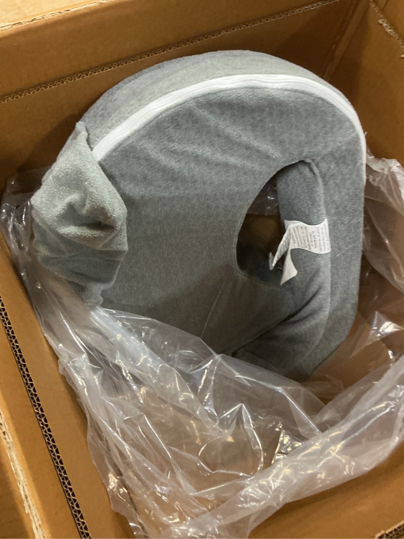 Condition photo showing Good Condition for My Brest Friend Nursing Pillow - Deluxe - Enhanced Comfort w/ Slipcover - Ergonomic Breastfeeding Pillow For Ultimate Support For Mom & Baby - Adjustable Pillow W/ Handy Side Pocket, Evening Grey