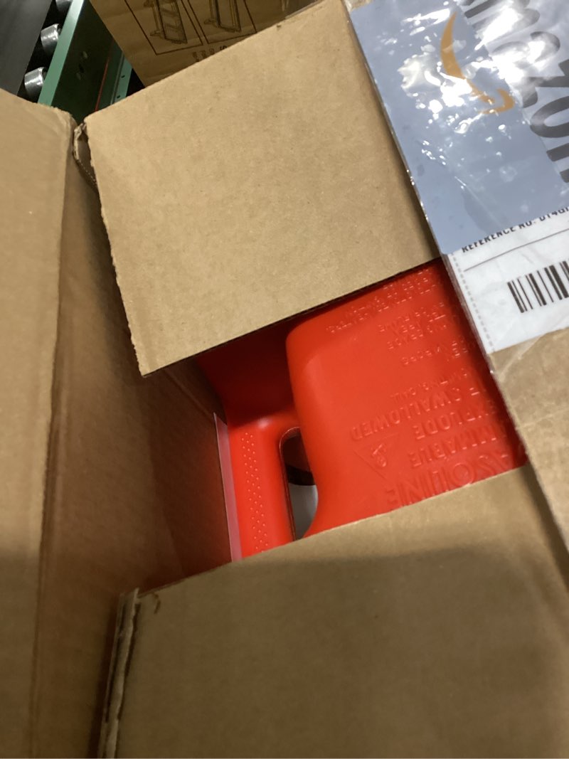 Condition photo showing Good Condition for scepter fscg552 fuel container with spill proof spout with bonus spout extender, rear handle red gas can, 5 gallon red gas can 5 gallon container