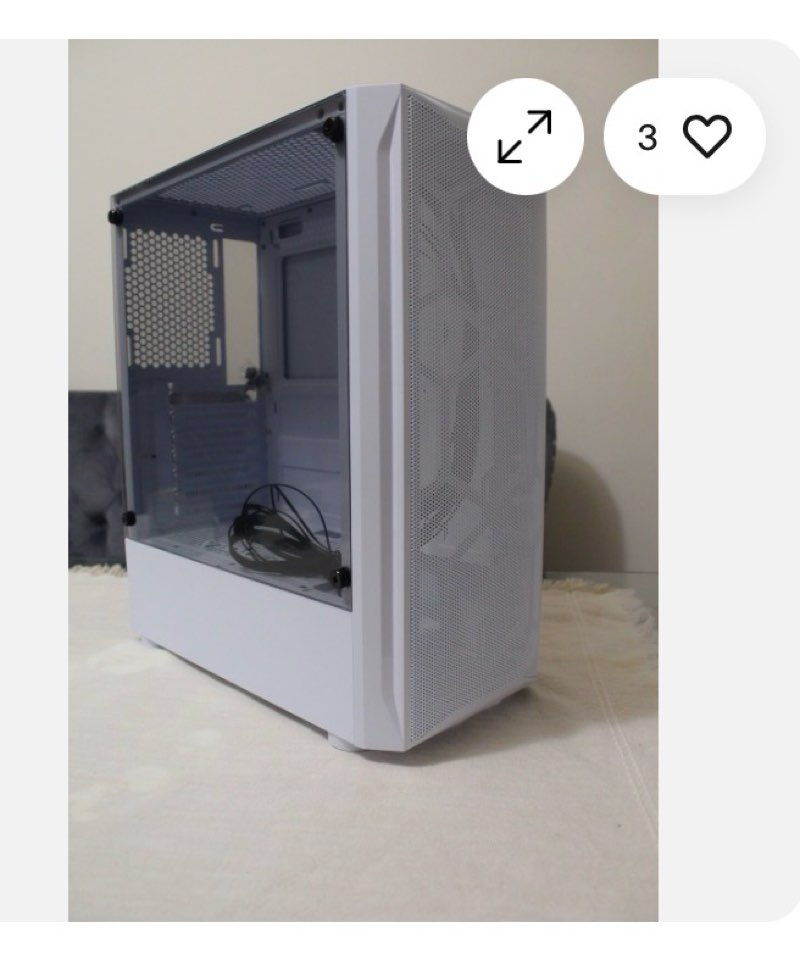 Ice Drill - ATX Mid Tower PC Case - White