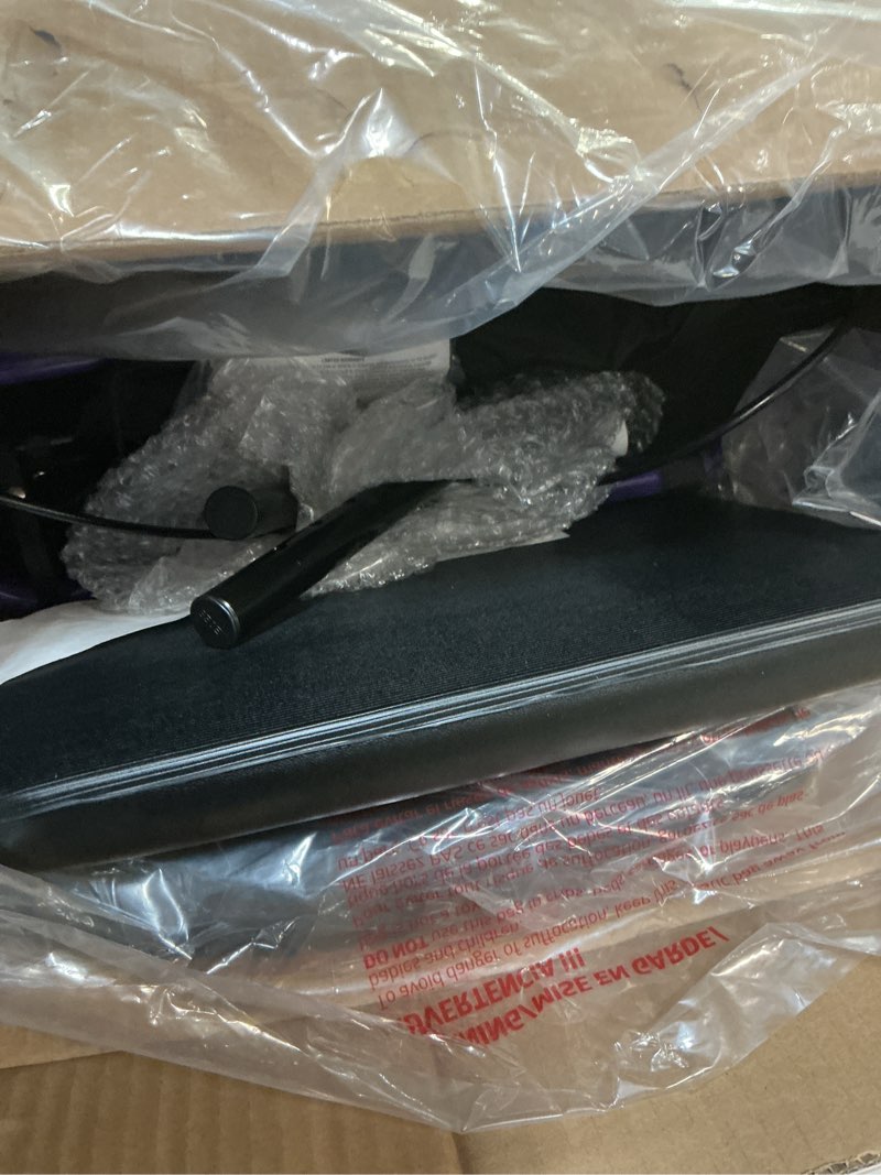 Medline Aluminum Rollator Walker with Seat, Purple, 250 lb. Weight Capacity, Lightweight, 6” Wheels, Foldable, Adjustable Handles, Rolling Walker for Seniors