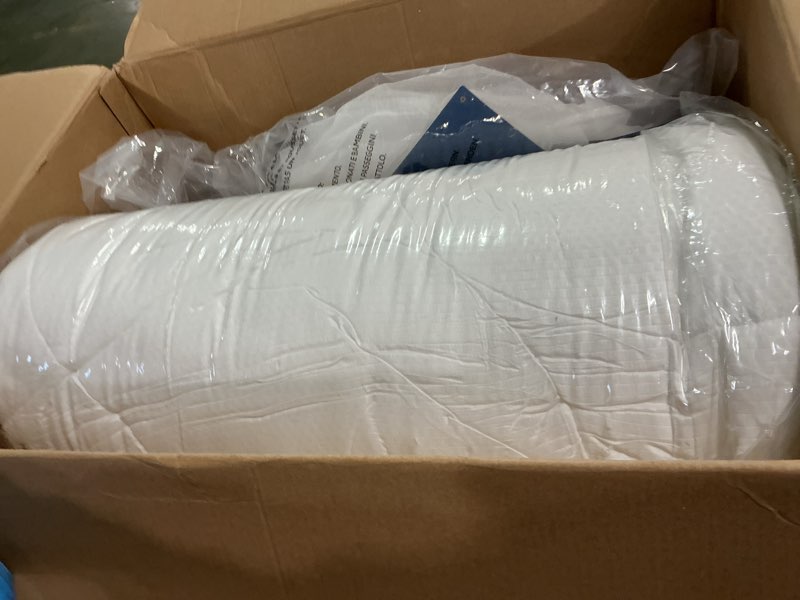 Condition photo showing Good Condition for Bedsure Full Size 4.5 Inch Memory Foam Mattress Topper, Dual Layer 2.5" Gel Memory Foam and 2" Waterproof Mattress Pad with 8-21" Deep Pocket, Cooling Pillow Top Cover for Back Pain, Medium Support Gray Full