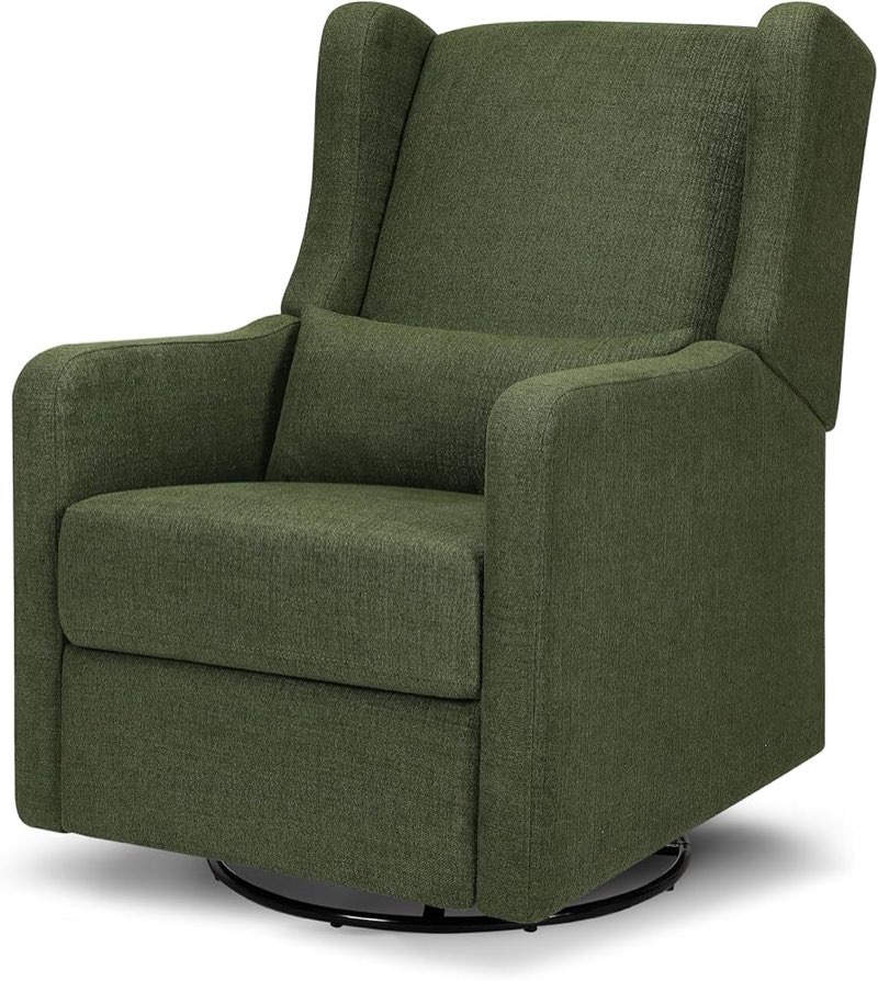 DaVinci Carter’s Arlo Swivel Rocker Recliner Chair - GREENGUARD Gold, FSC & Certi-PUR US Certified -