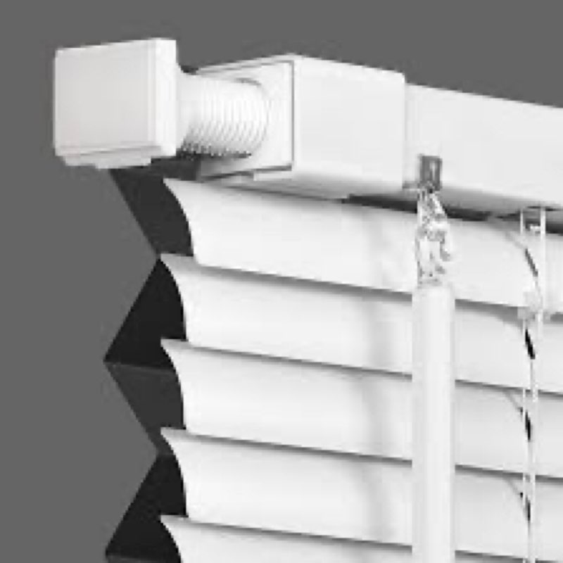 LazBlinds No Tools No Drill Cordless 1" Vinyl Mini Blinds, 100% Blackout Blinds for Indoor Windows, 