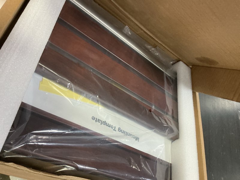 Condition photo showing New/Like New for Upgraded 20" ADA Compliant Folding Teak Shower Seat Wall Mounted - Larger Teak Shower Bench, Home Care Folding Shower Seat for Inside Shower, Wall Mount Shower Chair Shower Stool, Max Load 400lb 20*17*11 Inch