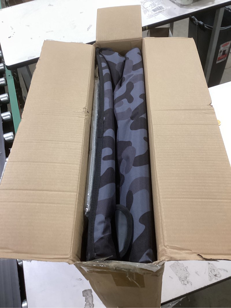 Condition photo showing As Is for Heated Cat House for Outside, Waterproof Awning & Escape Door Heated Cat Houses for Indoor/Outdoor Cats in Winter, Elevated & Insulated Outdoor Cat Shelter for Feral Cat(Black Camo, 25"x16"x12") Black Camo 25.2"x16.5"x12.2"