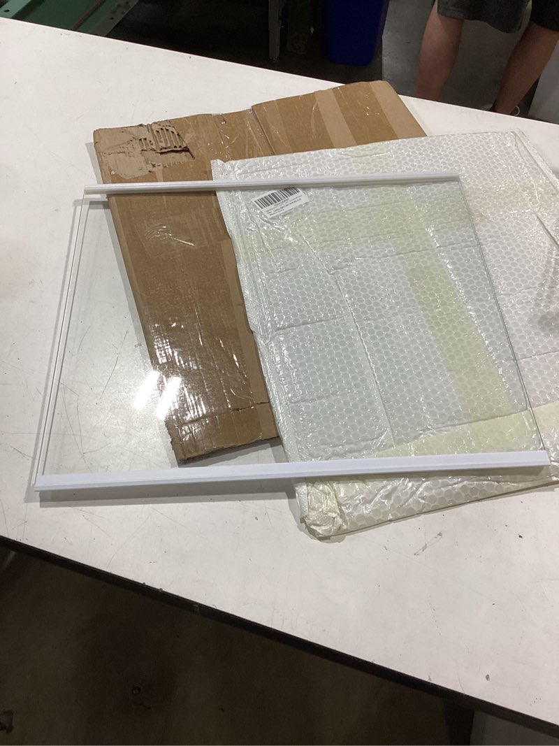 Condition photo showing Good Condition for upgraded da97-16362a refrigerator glass shelf fit for samsung fridge shelf | tempered glass, fit for rs22t5201sr rs22t5561sr rs22t5561sg rs23a500asg rs23a500asr da97-16362t