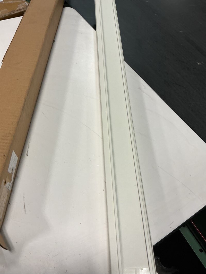 Condition photo showing As Is for aosky blackout roller shades cordless blinds for windows, free-stop shades with valance, thermal insulated fabric, uv protection, natural woven blinds for home and office (36" w x 72" h, ivory) ivory 36"w x 72"h