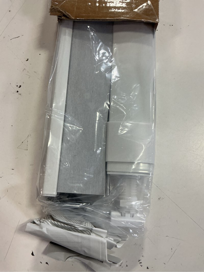 Condition photo showing Good Condition for lazblinds no tools no drill cordless cellular shades, blackout light blocking honeycomb shades for home, thermal insulation blinds for windows, 27" w x 72" h, white blackout-white 27" w x 72" h