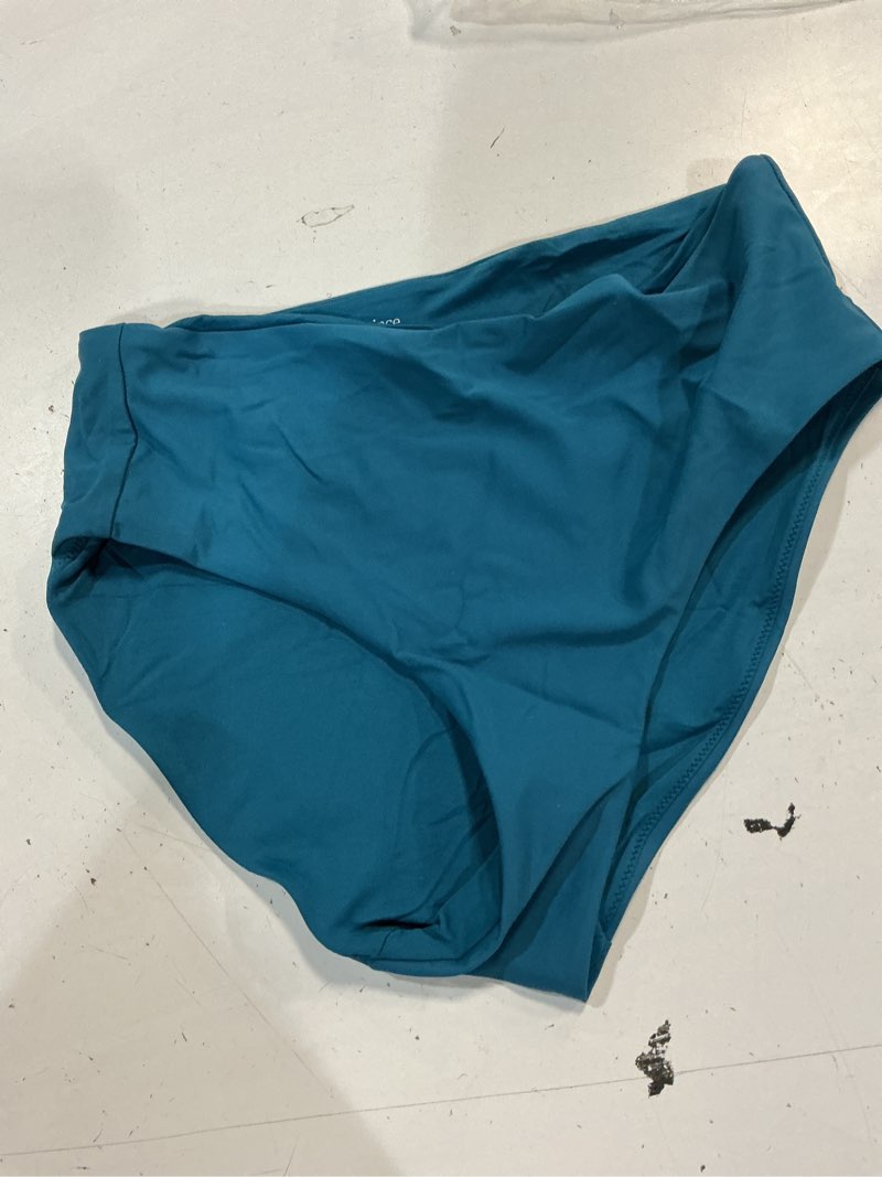 Condition photo showing Good Condition for italian high-rise bikini bottom, s, lagoon teal blue