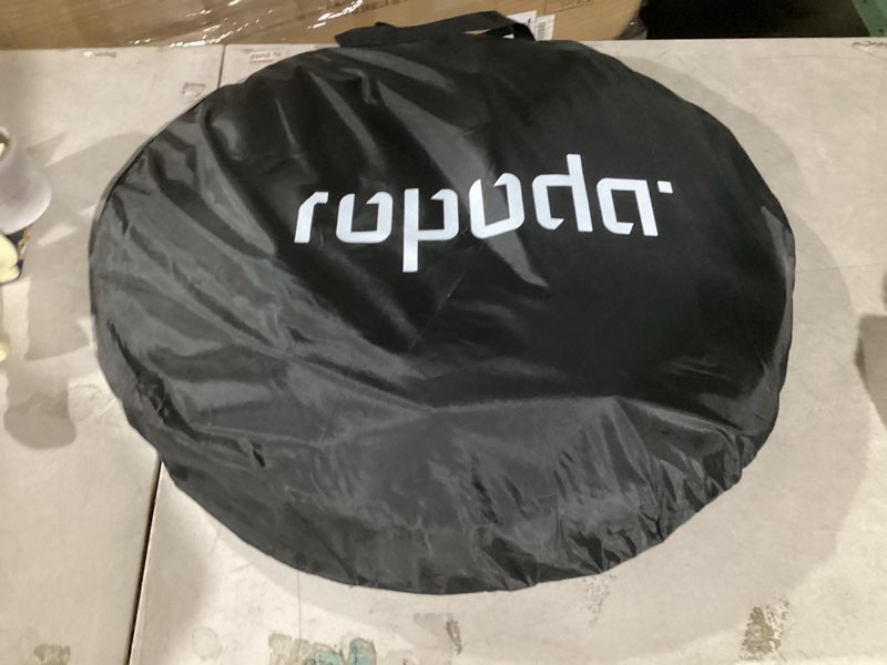 Condition photo showing Good Condition for (Similar to photo)Black Spray Tan Tent - Pop Up Portable Professional Self Tanning Booth with Carry Bag Waterproof Floor and Extraction Fan Opening - Sunless Spray Tan Backdrop
