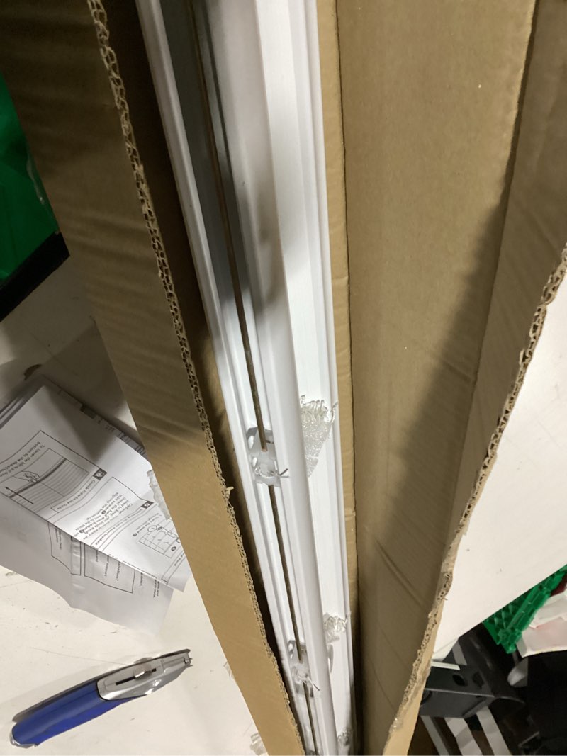 Condition photo showing Good Condition for mainstays 1" cordless vinyl light filtering mini blinds, white, 31" w x 64" l