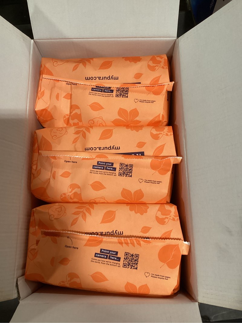 Condition photo showing New/Like New for Pura Size 6 Eco-Friendly Diapers (29+ lbs) Hypoallergenic, Soft Organic Cotton, Sustainable, up to 1