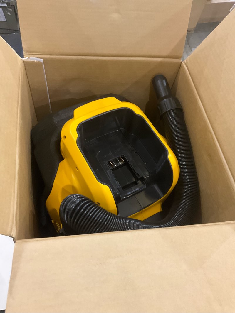 Condition photo showing As Is for DEWALT 20V MAX Wet/Dry Vacuum, Cordless and Corded, Versatile Power Source, Portable Shop Vacuum, Tool Only (DCV581H)