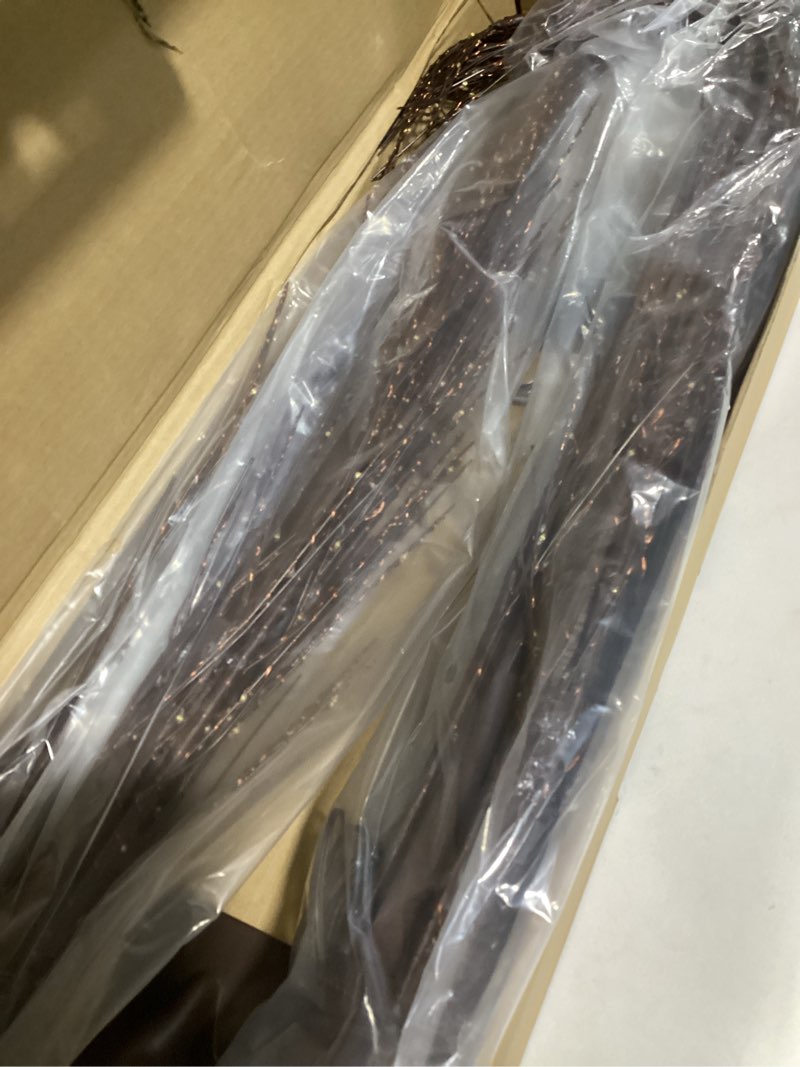 Condition photo showing Good Condition for 6FT Lighted Birch Tree with 1300 LED Lights, Twinkle Light Brown Christmas Tree with Timer IP44 Waterproof for Indoor Outdoor Festival Wedding Party Christmas Decorations Brown 6ft(multifunction)