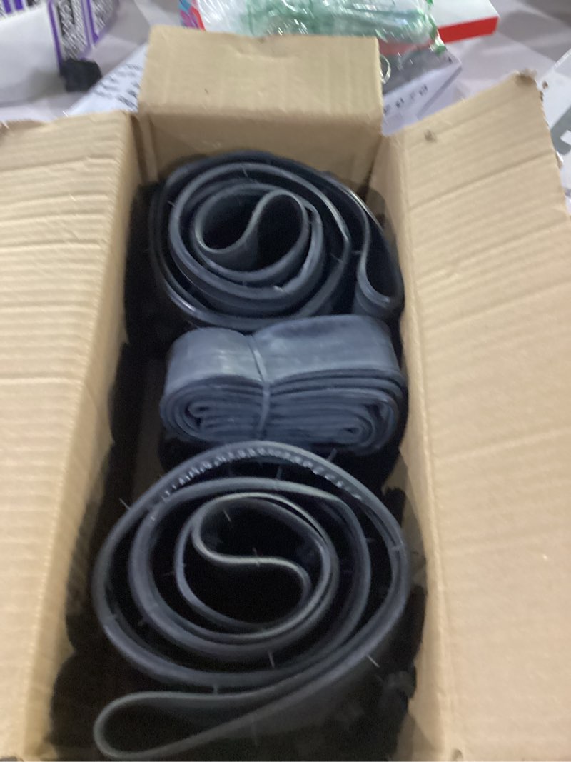 Condition photo showing Good Condition for hycline mountain bike tires set: 2-pack 26/27.5/29x2.1 inch folding replacement all-terrain high-density bicycle tires with pair tubes & tire levers compatible for street off-road riding 26x2.1 inch