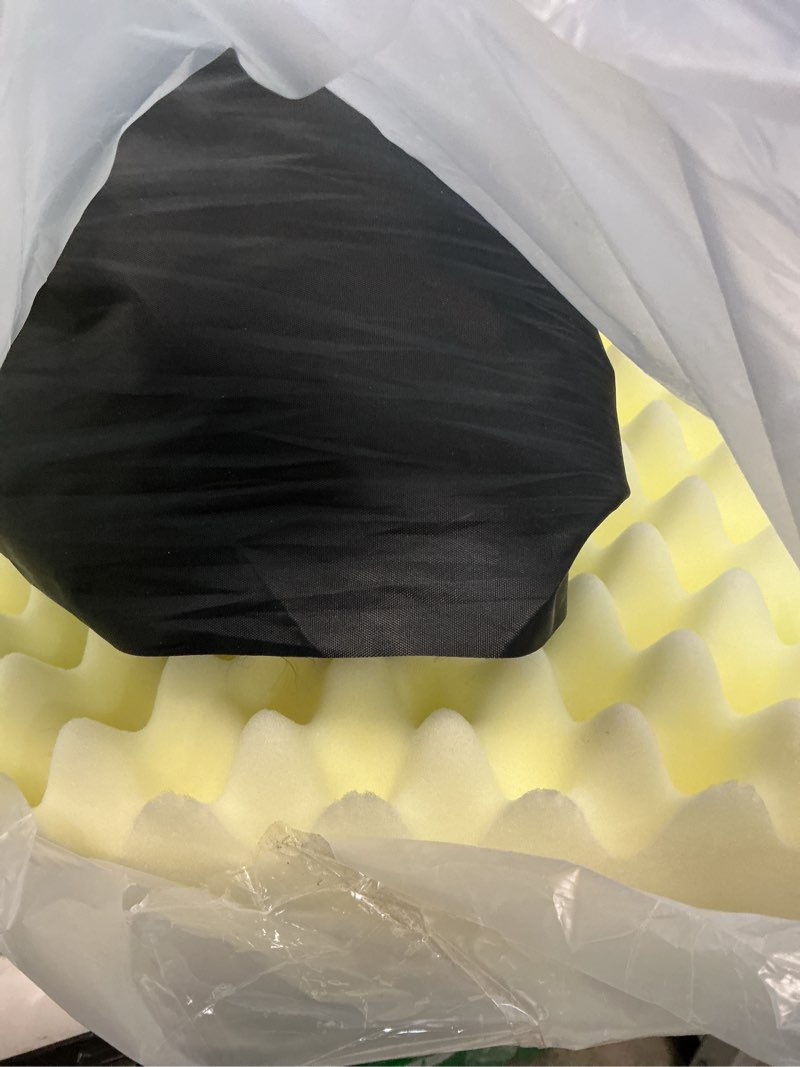 Condition photo showing Good Condition for ksiia orthopedic dog bed extra large dog bed with removable machine washable cover waterproof crate pad with egg crate foam and non-slip bottom, 53x36 inch, light gray light gray 53.0"l x 36.0"w x 4.0"th