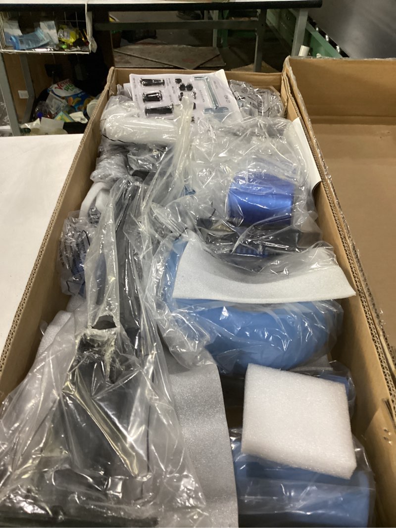 Condition photo showing As Is for owlsky multi-functional abdominal machine model:ow-27 blue