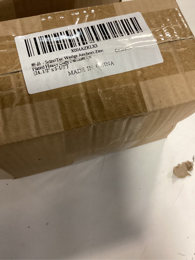 Condition photo showing New/Like New for ScinoTec 1/2" Wedge Anchors Zinc Plated Heavy Duty Fastener for Concrete (6, 1/2" x 5-1/2") 1/2" x 5-1/2" 6