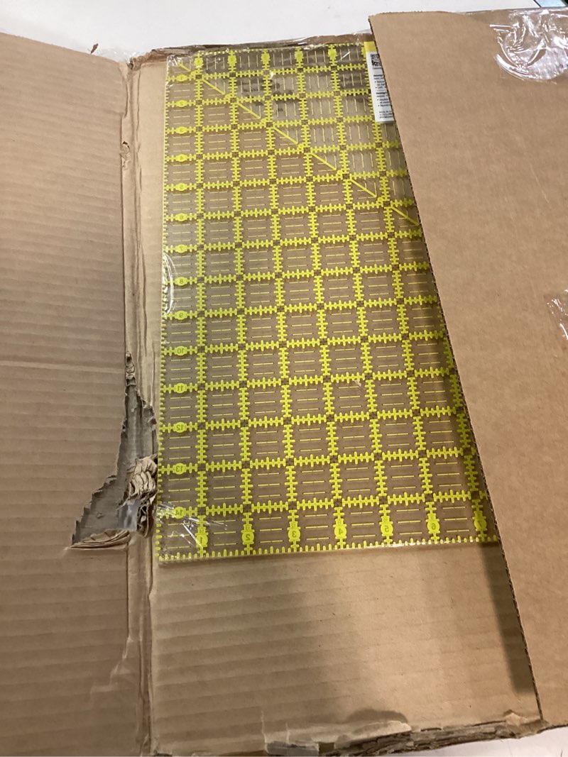 Condition photo showing Good Condition for Omnigrid 15" x 15" Square Quilting and Sewing Ruler