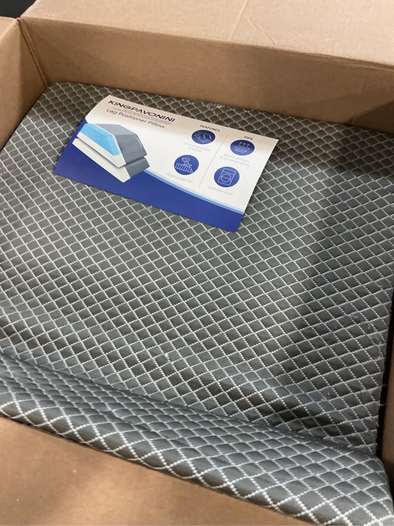 Condition photo showing As Is for Adjustable Leg Elevation Pillows for Swelling, Cooling Gel Memory Foam Wedge Pillows for After Surgery, Sciatica Back Knee Hip Ankles Pain Relief, Leg Pillows for Sleeping Blood Circulation