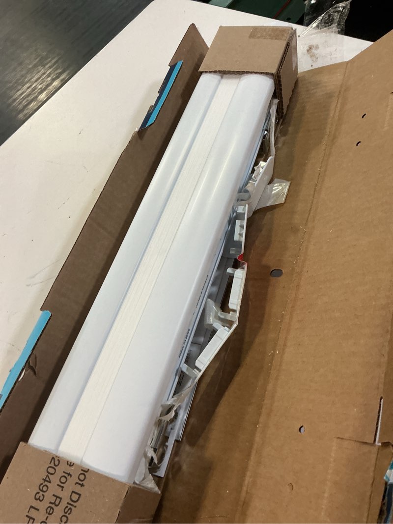 Condition photo showing As Is for levolor 24-in x 72-in snow light filtering cordless cellular shade