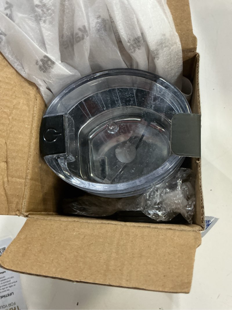 Condition photo showing As Is for electric coffee grinder - stainless steel - 3 oz. capacity with easy on/off button cleaning brush included
