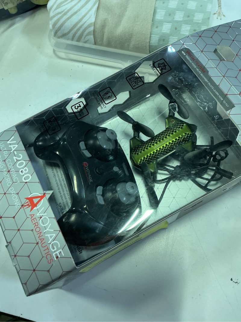 Condition photo showing Good Condition for voyage aeronautics va-2080 compact micro drone- color green- 4 inches