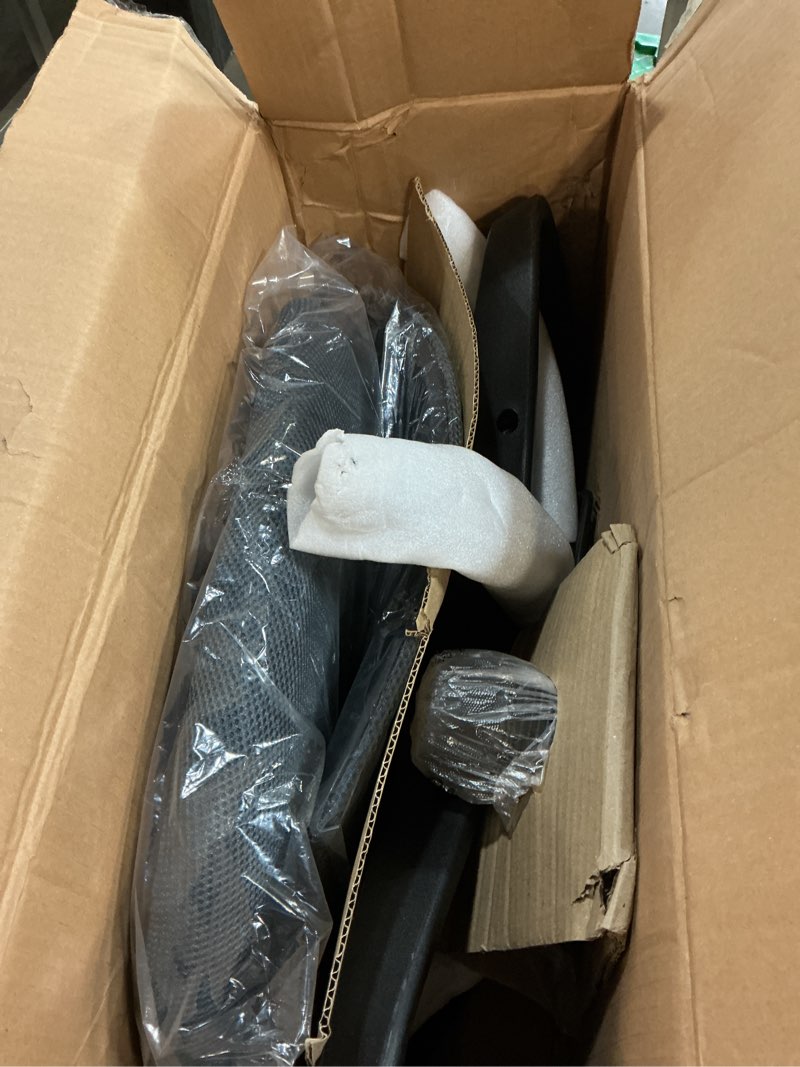 Condition photo showing Good Condition for bestoffice | ergonomic office chair | mid-back swivel desk chair | breathable backrest & lumbar support | adjustable height | sponge seat | rolling wheels | grey | for adults & women grey pack of 1