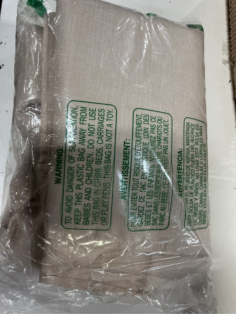 Condition photo showing Good Condition for fitable faux linen beige tablecloths 2 pack, faux burlap fabric table clothes for rectangle tables, rustic wrinkle-proof table covers for kitchen dining, party, farmhouse, baby shower (54 x 78 inch) beige 54" x 78" (2 pack)