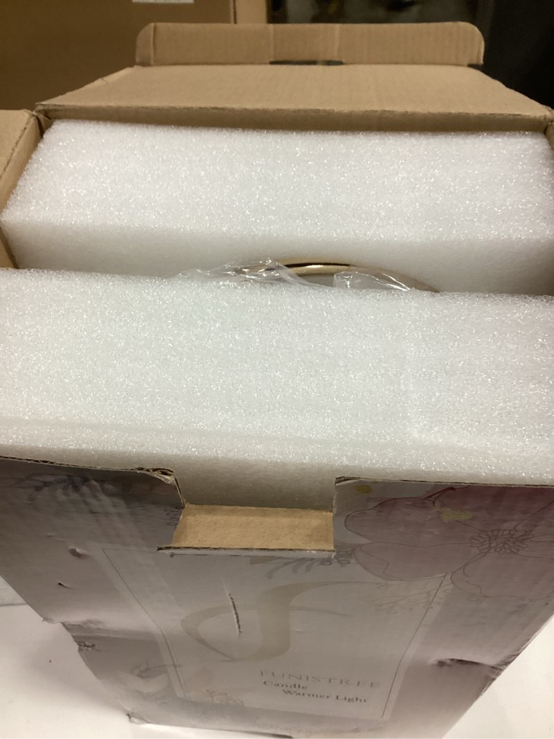 Condition photo showing New/Like New for Flower Candle Warmer Lamp with Timer, Dimmable Candle Lamp Warmer, Valentines Birthday Gift for Women Her Mom, House Warming for New Home Decor, Lotus Wax Warmer for Jar Candles