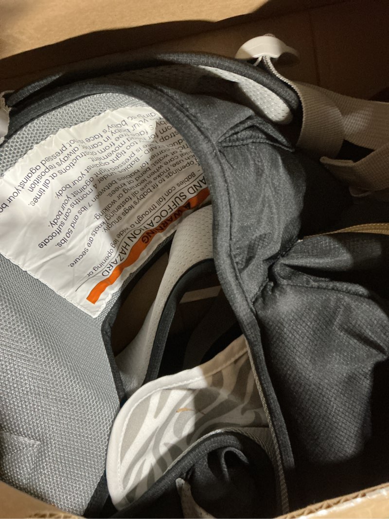 Condition photo showing Good Condition for momtory stowngo pro baby carrier, safety-certified 6-in-1 ultra storage baby carrier newborn to toddler, front & back baby holder carrier with hip seat, pure black