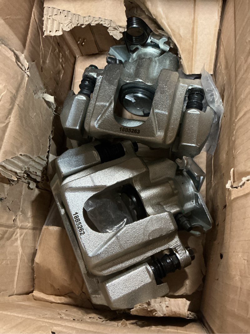 Condition photo showing As Is for parod 18b5263 18b5262 rear disc brake caliper with bracket fit for 2011-2019 ford explorer, 2010-2014 flex, 2013-2019 taurus, 2010-2014 lincoln mkt left&right