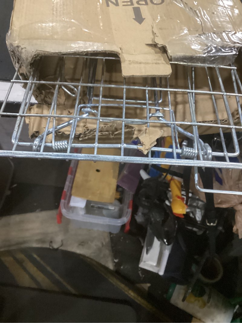 Condition photo showing Good Condition for live feral cat trap cage with cover, heavy duty folding animal traps cage for stray cats, humane cat trap for raccoon, squirrel, skunk, catch and release - (32 x 10 x 12 inches) trap cage + cover