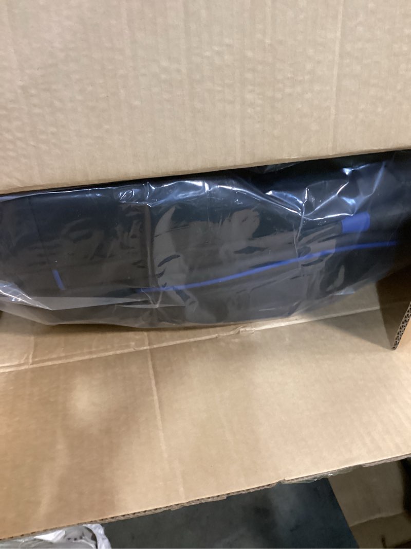 Condition photo showing New/Like New for for honda civic leather seat covers, hatchback sport lx 2022-2026, custom fit car seat cover full set, waterproof accessories, black blue (60/40 split benches-w/o rear armrest) black-blue trim hatchback 2022-2026 (60/40 split - w/o armrest)