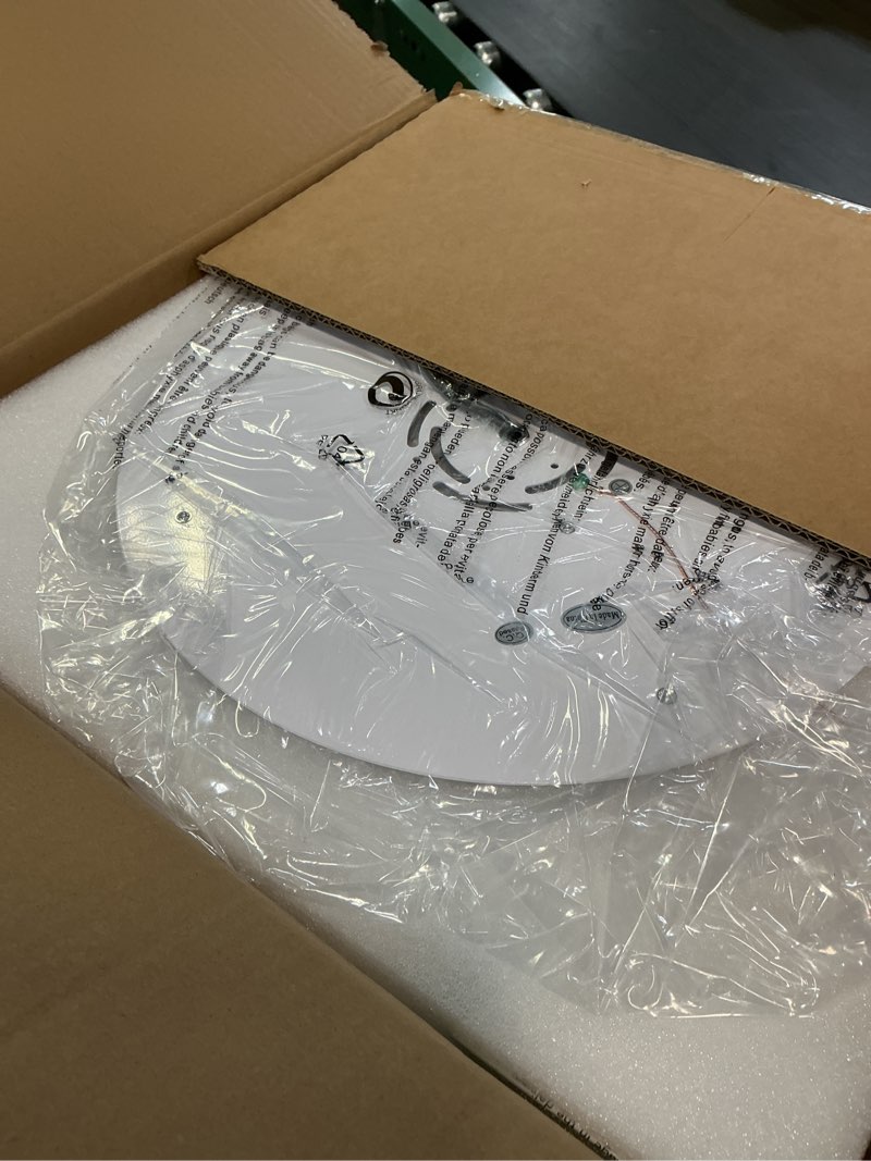 Condition photo showing New/Like New for kco lighting modern hallway ceiling lights milk white glass flush mount ceiling light large round led ceiling light with remote vintage gold bathroom ceiling lights