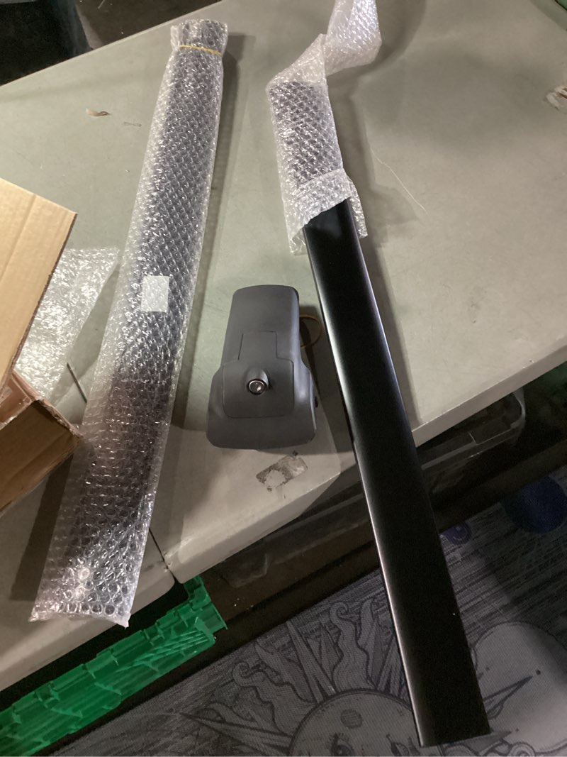 Condition photo showing As Is for meefar universal car soft roof rack pads luggage carrier system for kayak surfboard sup canoe include 2 heavy duty tie down straps, 2 tie down rope, 2 quick loop strap and storage bag use without cross bar