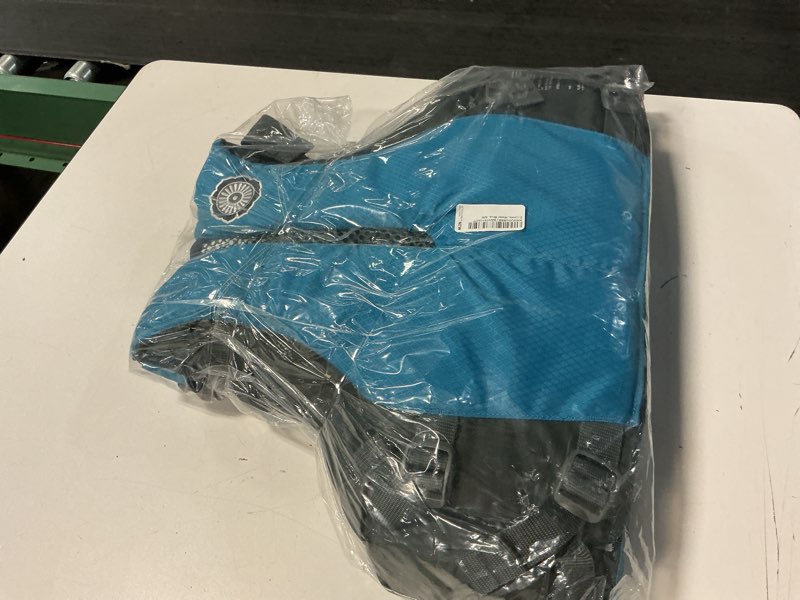 Condition photo showing Good Condition for astral, e-linda women’s pfd, versatile life jacket for kayaking, touring, fishing, water blue, small-medium