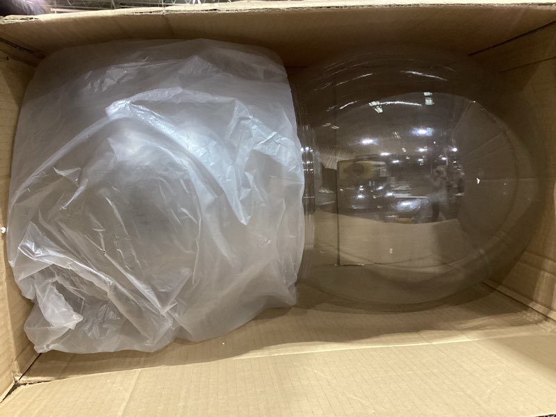 Geelin 2 Pcs 5 Gallon Plastic Fish Tank Large Bowl Shatterproof with Crystal Clear Clarity for Terra