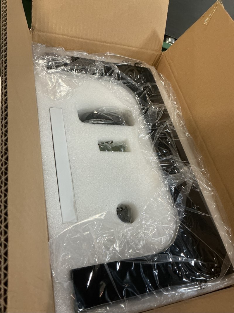 Condition photo showing Good Condition for floating shoe display magnetic levitating sneaker stand holder rotation acrylic rack with led light for gift advertising exhibition storefront shop up to size 13 big shoes (black without shoe)