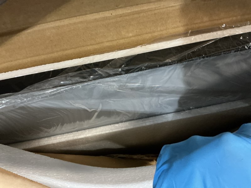 Condition photo showing Good Condition for bathroom mirrors for over sink 40" x 30", black metal frame rounded corner rectangle wall mirror, modern farmhouse vanity mirror(horizontal/vertical) 30"l x 40"w rounded corner black